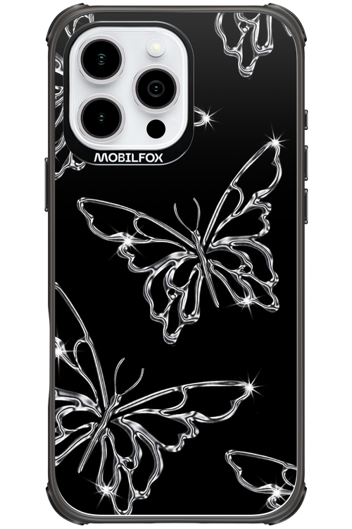 Silver Butterfly 2.0 - Apple iPhone 16 Pro Max