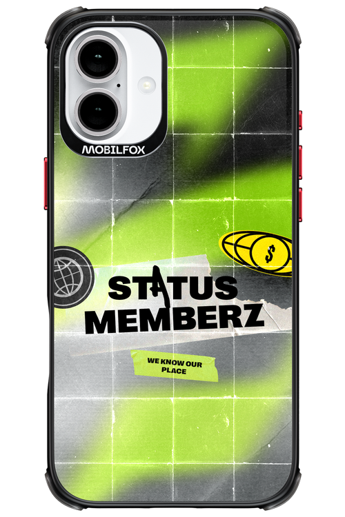 Status Memberz - Apple iPhone 16 Plus