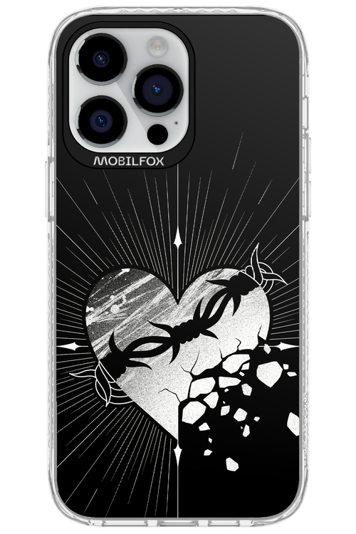 Fehér Szív - Apple iPhone 14 Pro Max