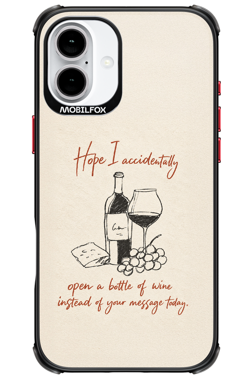 Bottle of wine 2.0 - Apple iPhone 16 Plus