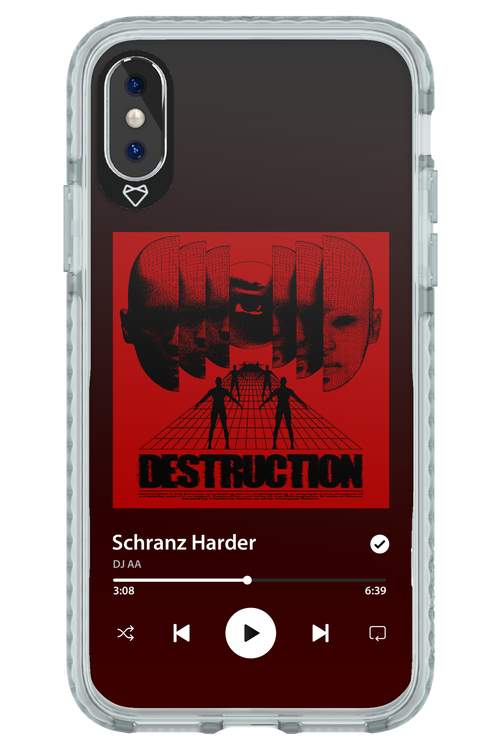 Destruction - Apple iPhone X