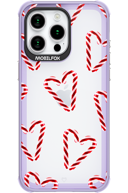 Candy Cane Hearts - Apple iPhone 15 Pro Max