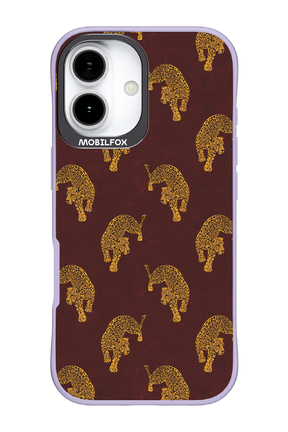 Burgundy Leopard Pattern - Apple iPhone 17