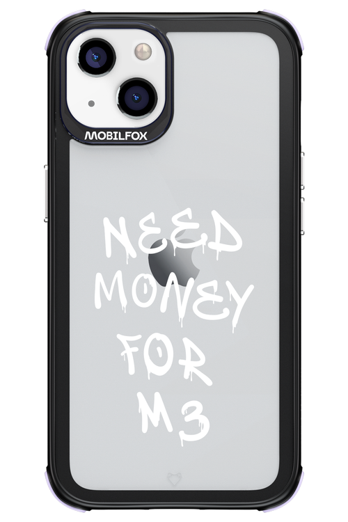 Need M3 Transparent White - Apple iPhone 13