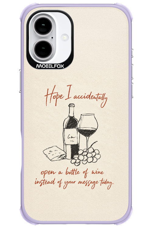 Bottle of wine 2.0 - Apple iPhone 16 Plus