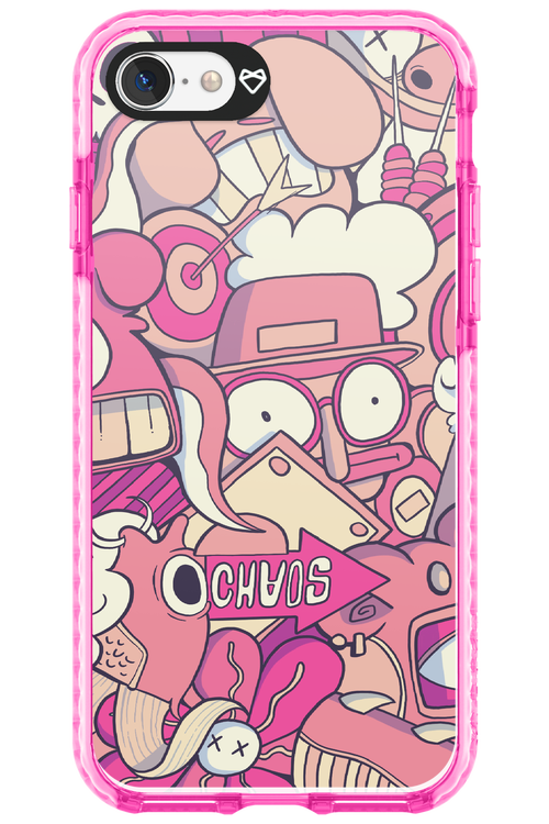 Coral Chaos - Apple iPhone 8