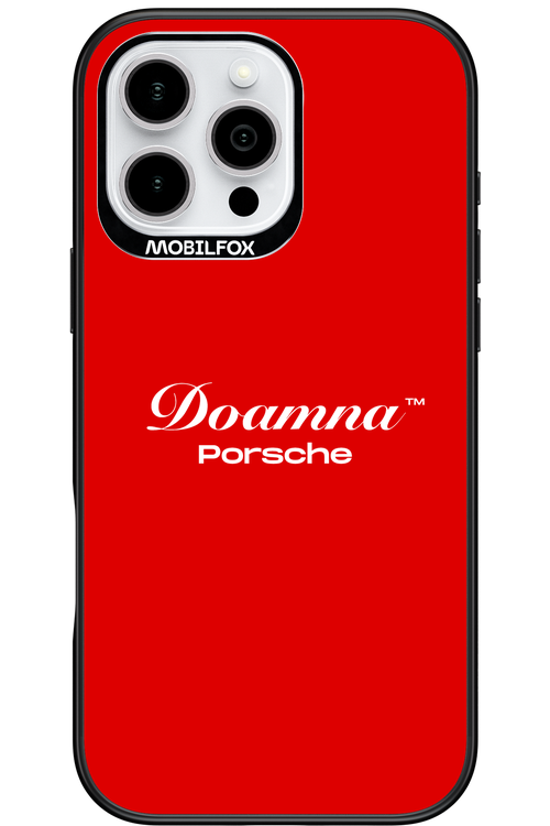 Doamna Porsche (red) - Apple iPhone 16 Pro Max