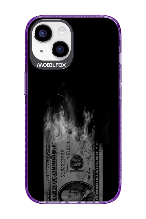 Money Burn B&W 2.0 - Apple iPhone 14