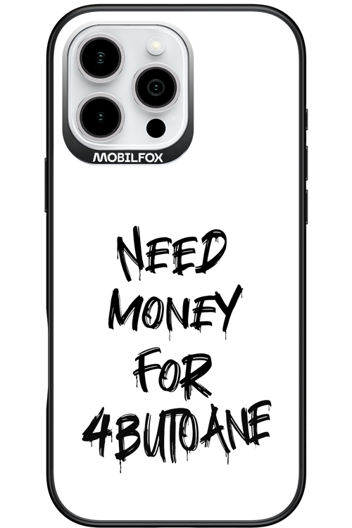 Need Money For Butoane Black - Apple iPhone 16 Pro Max