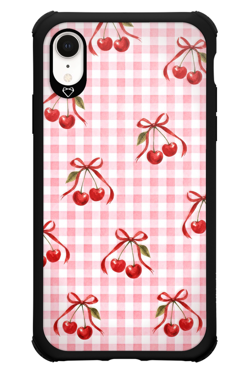 Pink Cherry Checked 2.0 - Apple iPhone XR