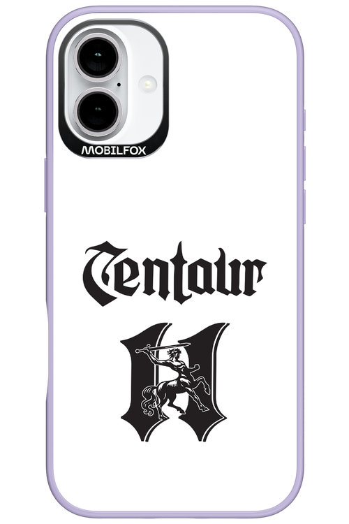 Centaur Logo White 2.0 - Apple iPhone 16 Plus