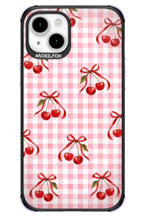 Pink Cherry Checked 2.0 - Apple iPhone 15 Plus