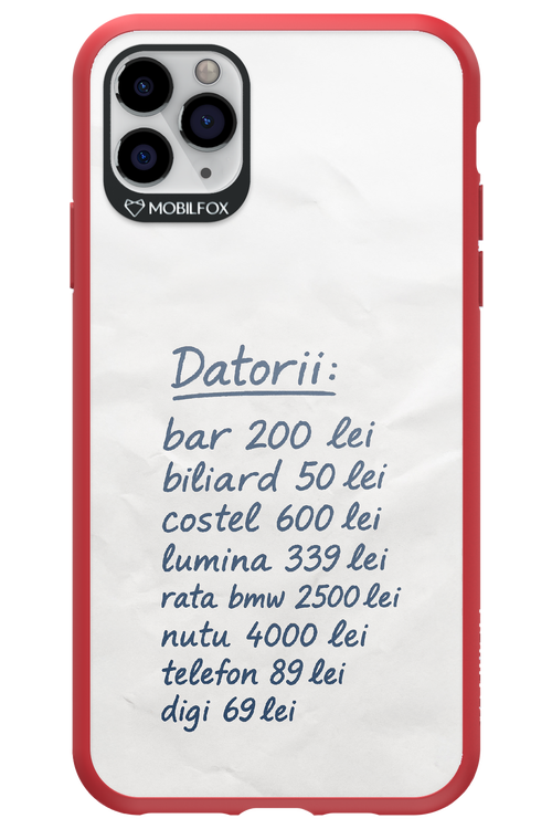 The List - Apple iPhone 11 Pro Max