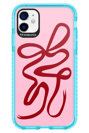 Burgundy Bow - Apple iPhone 11