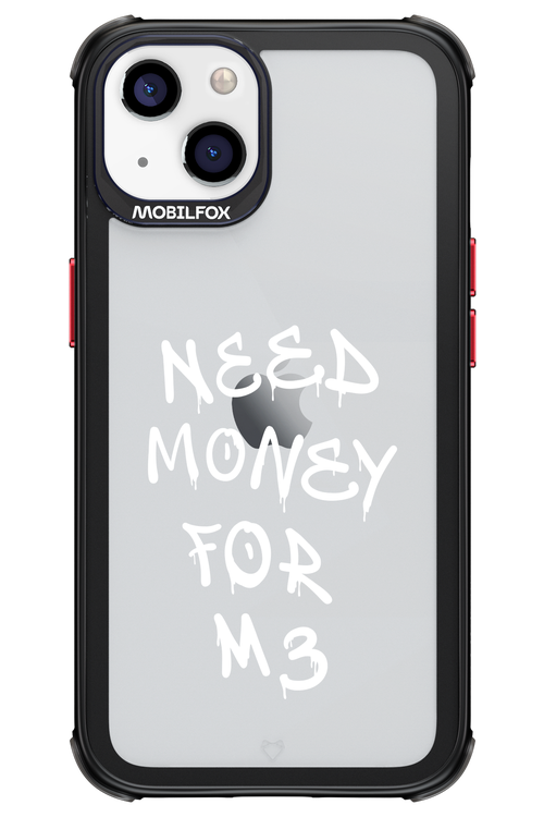 Need M3 Transparent White - Apple iPhone 13