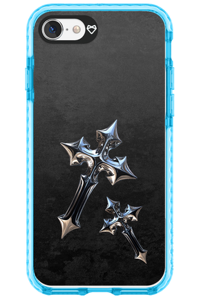 Chrome Crosses - Apple iPhone 8
