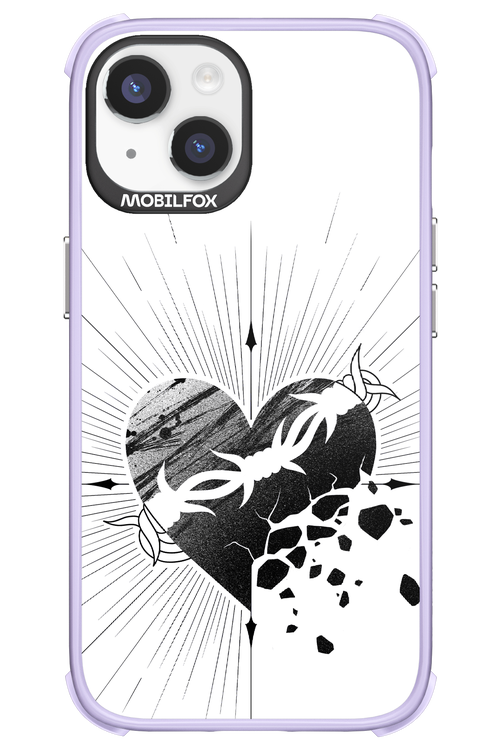 Fekete Szív - Apple iPhone 14