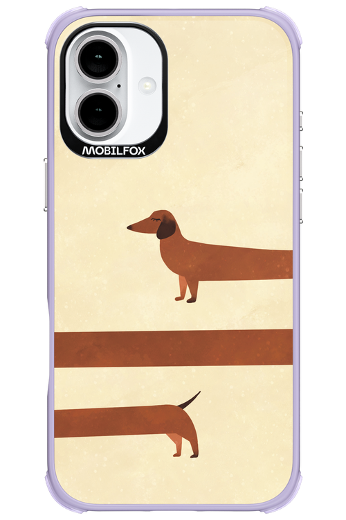 Stretchy Dog - Apple iPhone 16 Plus