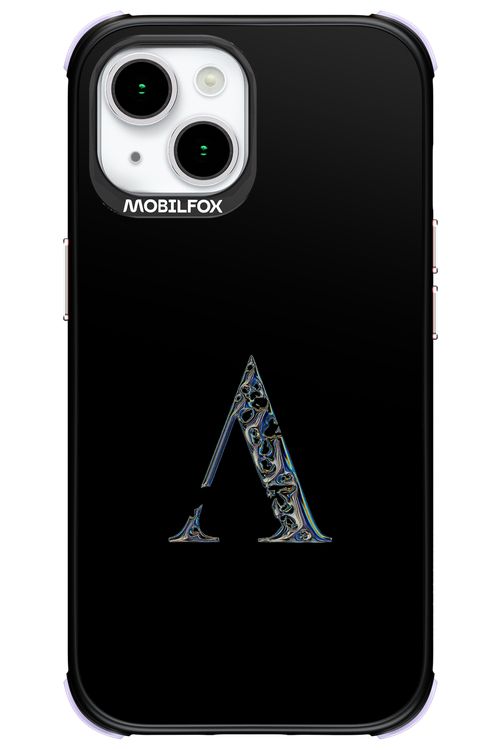 ⁠ ⁠Azteca A Chrome Logo - Apple iPhone 15