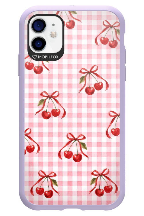 Pink Cherry Checked 2.0 - Apple iPhone 11
