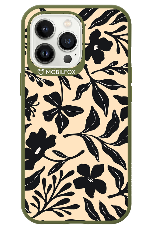 Black Flowers 2.0 - Apple iPhone 13 Pro