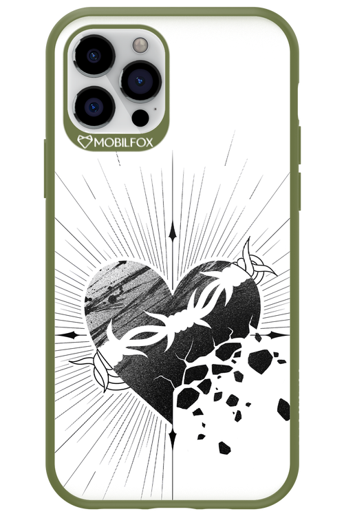 Fekete Szív - Apple iPhone 12 Pro