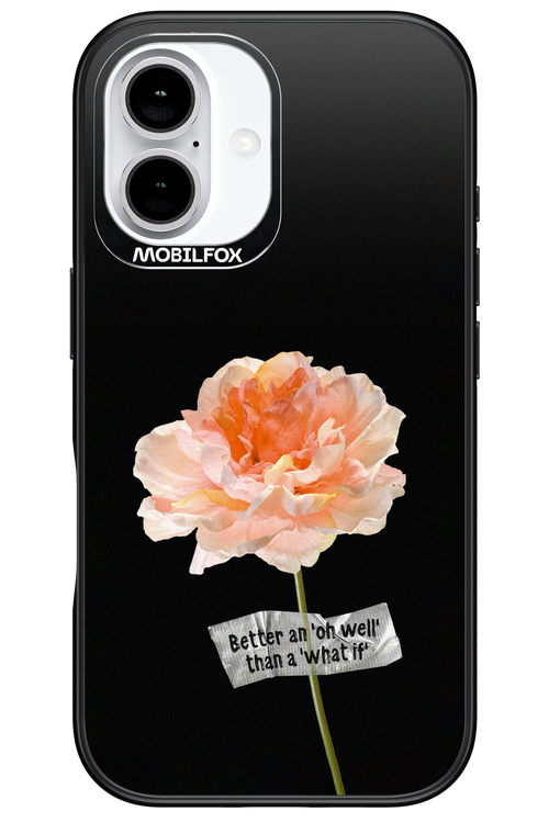 Flower Black - Apple iPhone 16
