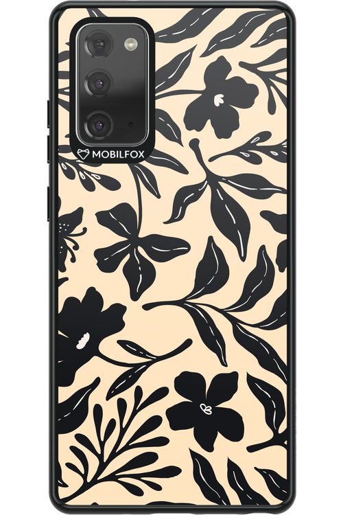 Black Flowers 2.0 - Samsung Galaxy Note 20