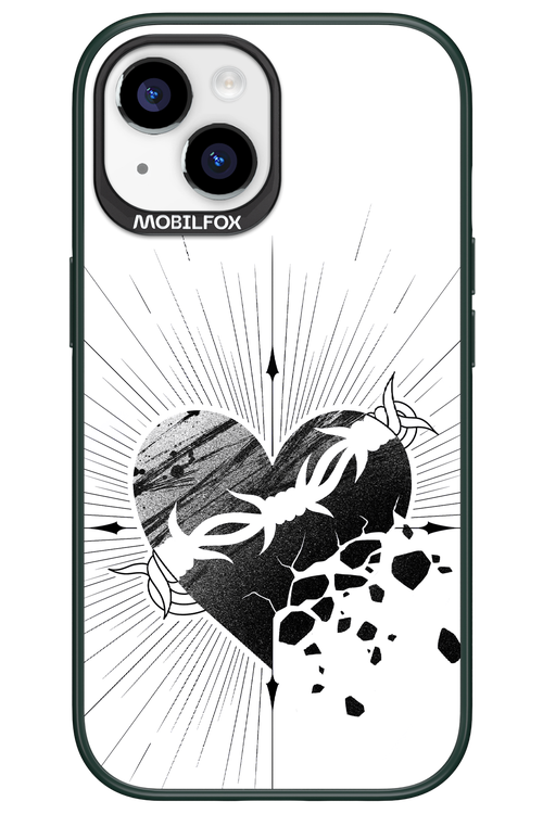 Fekete Szív - Apple iPhone 15