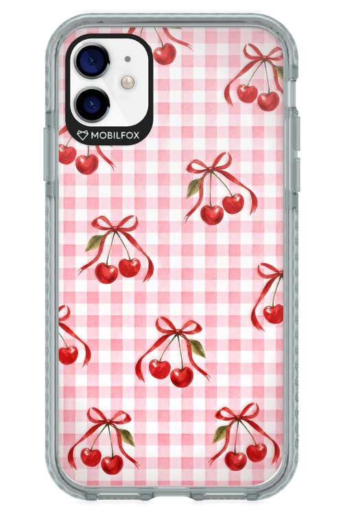 Pink Cherry Checked 2.0 - Apple iPhone 11