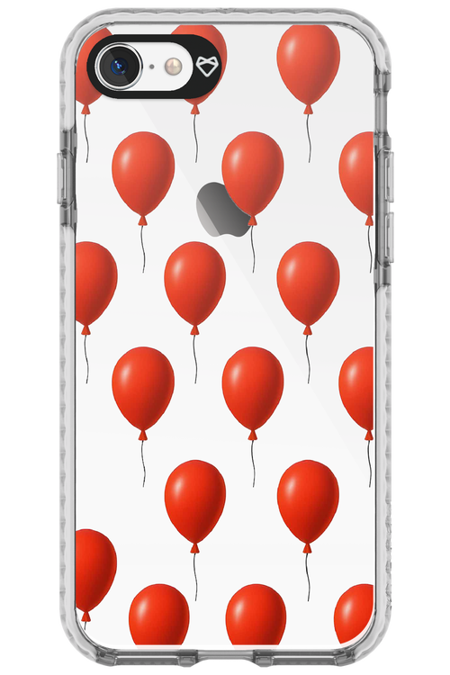 Red Balloons - Apple iPhone 8