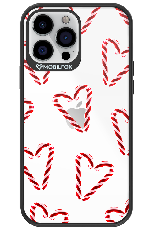 Candy Cane Hearts - Apple iPhone 13 Pro Max