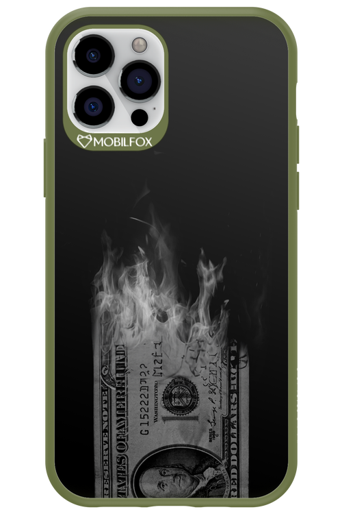 Money Burn B&W 2.0 - Apple iPhone 12 Pro