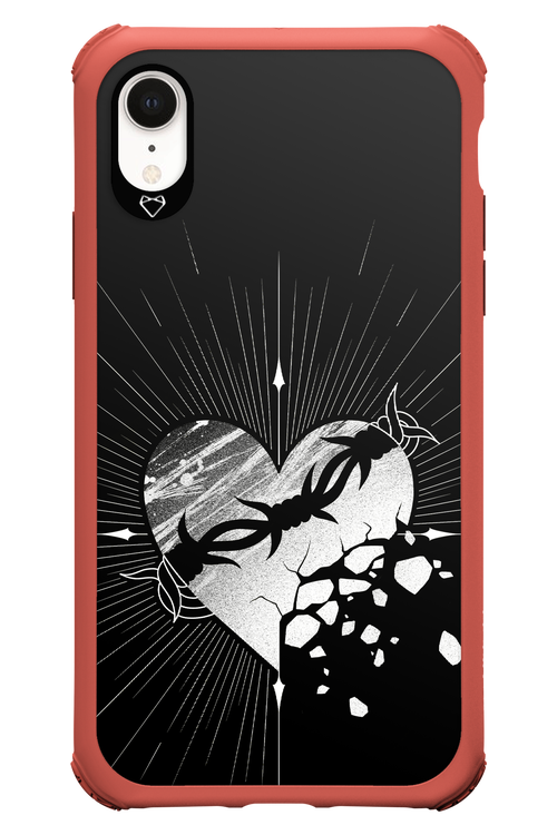 Fehér Szív - Apple iPhone XR