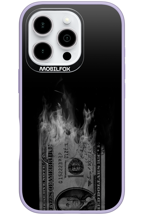 Money Burn B&W 2.0 - Apple iPhone 16 Pro