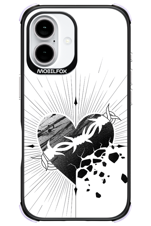 Fekete Szív - Apple iPhone 16