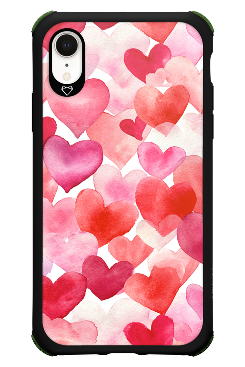 Water Painted Heart 2.0 - Apple iPhone XR