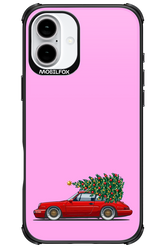 XMAS Car Pink - Apple iPhone 16 Plus