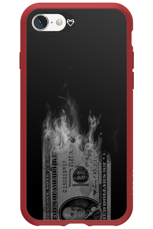 Money Burn B&W 2.0 - Apple iPhone SE 2020