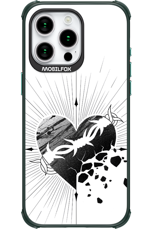 Fekete Szív 2.0 - Apple iPhone 15 Pro Max