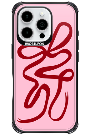 Burgundy Bow - Apple iPhone 16 Pro