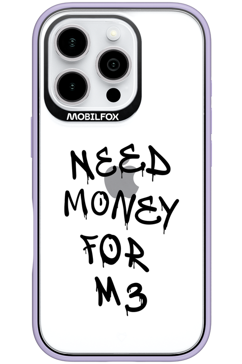 Need M3 Transparent Black - Apple iPhone 16 Pro