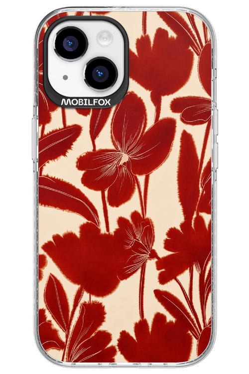 Burgundy Flowers 2.0 - Apple iPhone 15
