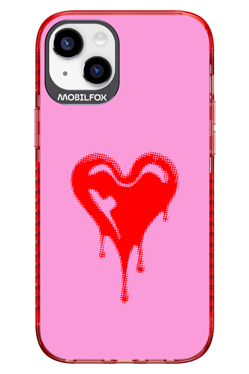 Heart Pink - Apple iPhone 14 Plus