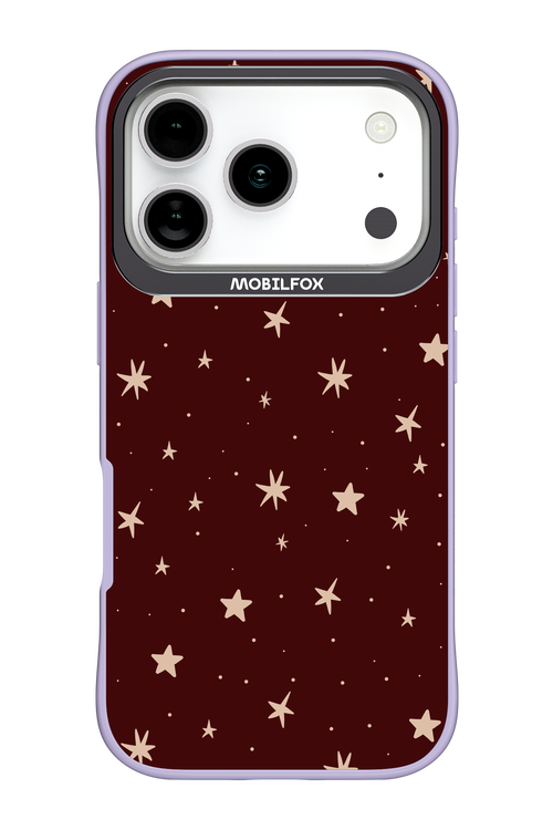 Burgundy Stars - Apple iPhone 17 Pro