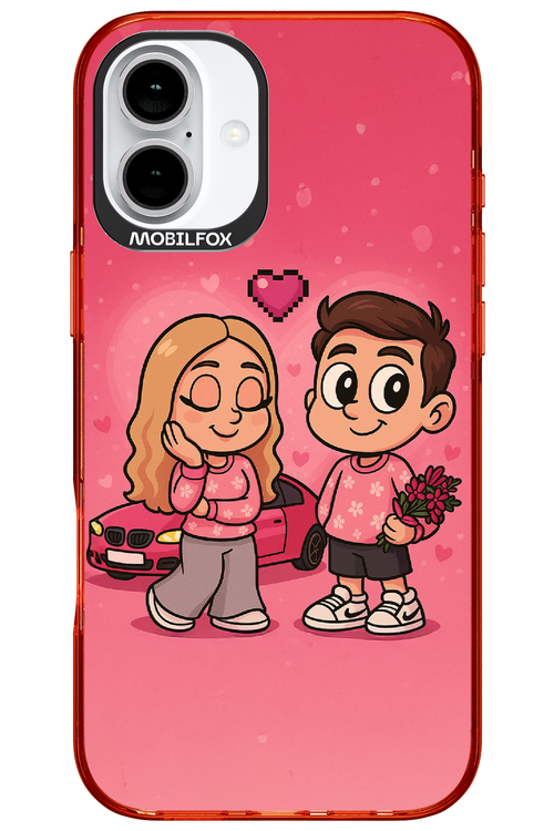 Pink Amour 2.0 - Apple iPhone 16 Plus