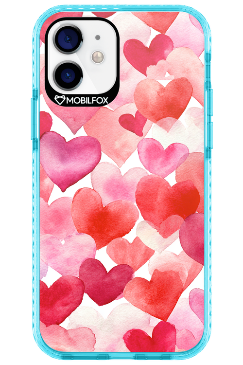 Water Painted Heart 2.0 - Apple iPhone 12