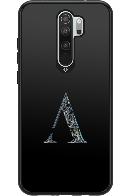 ⁠ ⁠Azteca A Chrome Logo - Xiaomi Redmi Note 8 Pro