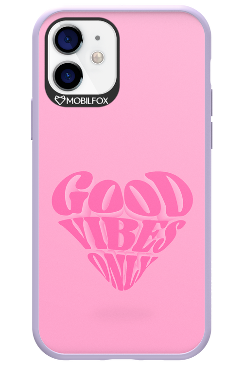 Good Vibes Heart - Apple iPhone 12