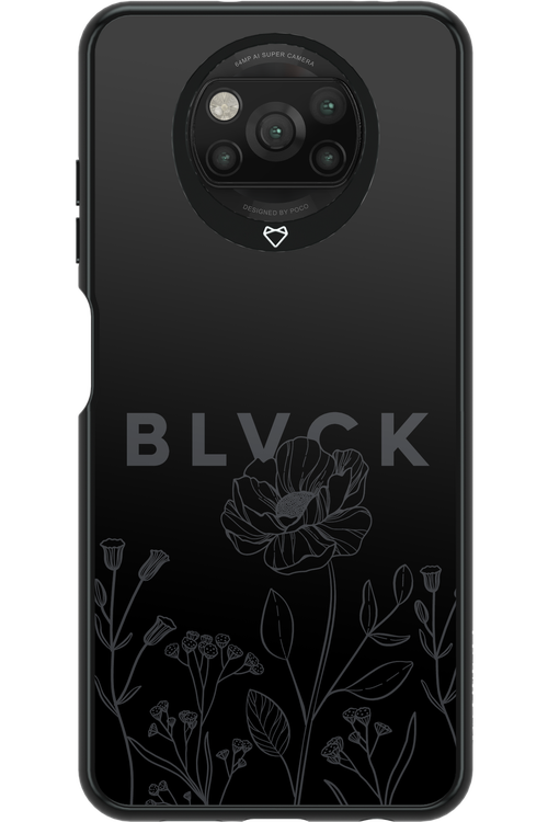 Black Flowers - Xiaomi Poco X3 NFC